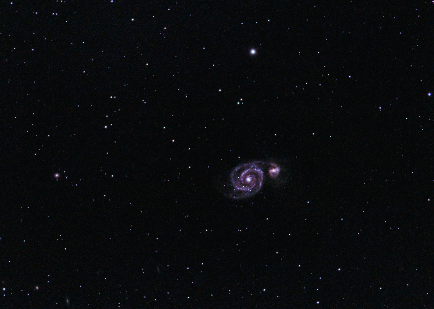 Whirlpool Galaxy, August 2020