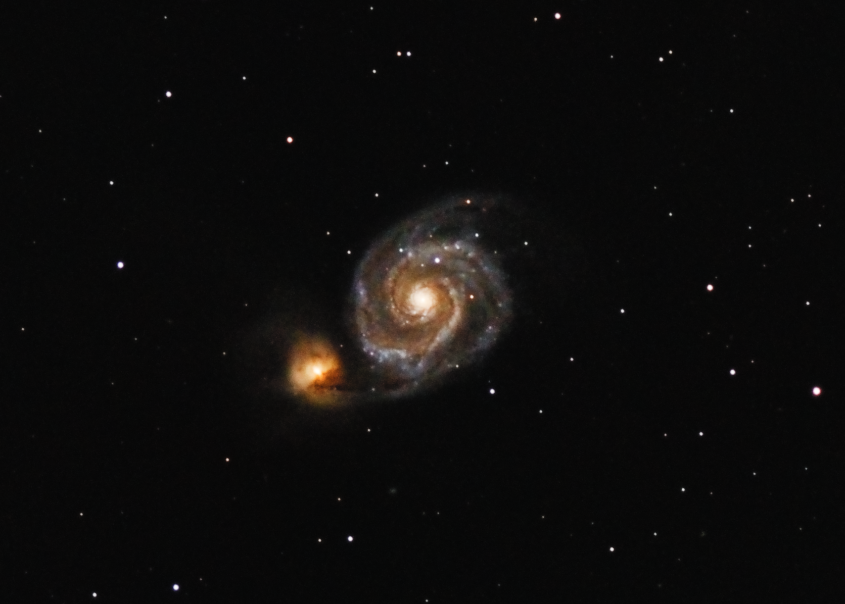 Whirlpool Galaxy, March 2021